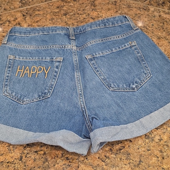 Wild Fable Happy Highest Rise Mom Denim Shorts - SZ 6 - Picture 6 of 6